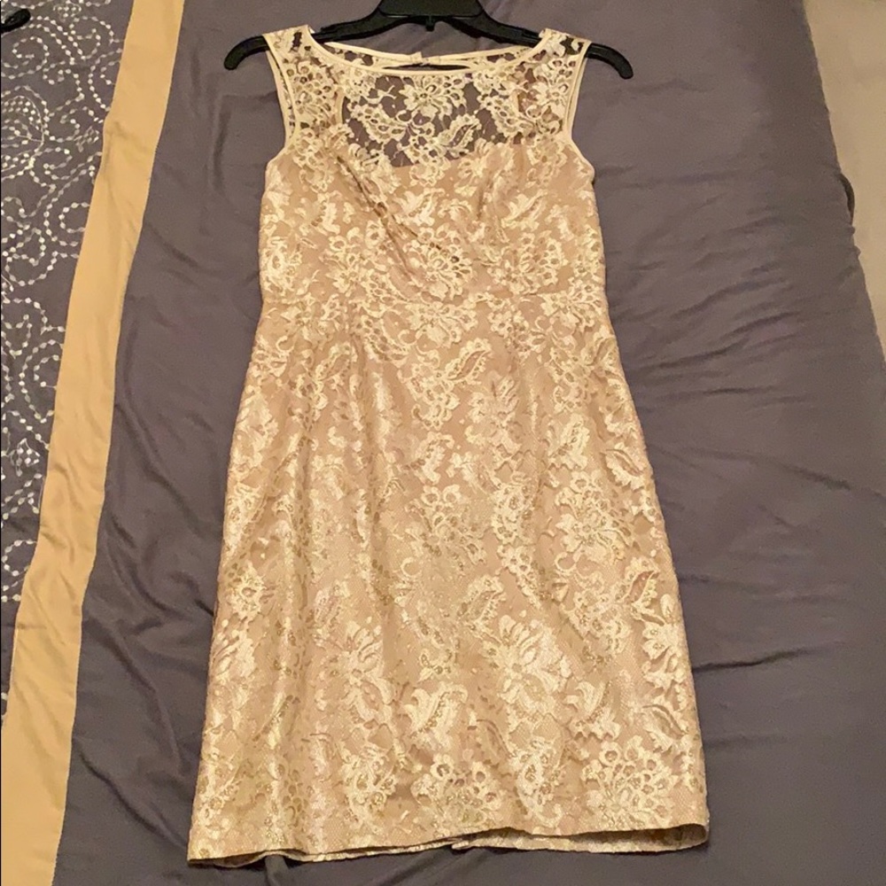 Gold dress